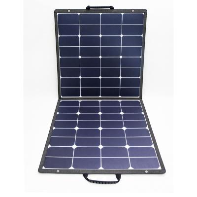 China For Multiple Brands and Models Popular Portable Camping Solar Panel 100W Power 18v ​​100w Power 18v ​​100w Rechargeable Foldable Solar Panel for Laptop Charging for sale