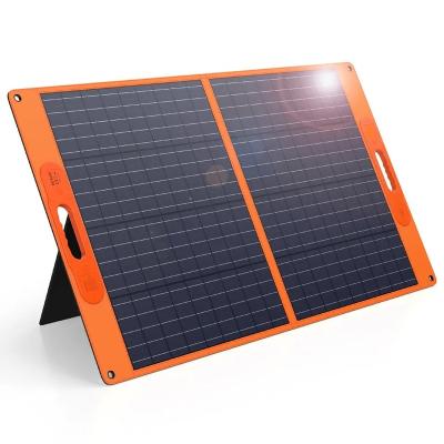 China For Multiple Brands And Caterproof Portable Collapsible Monocrystalline Silicon High Efficiency Camping Solar Panel 60W100W200W 2 Power Station Solar Panel for sale