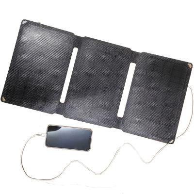 China Foldable Solar Panel 20W Folding Portable Solar Charger Mobile Phone Solar Charging Folding Kit for sale