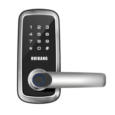 China WIFI APP Door Lock Housing Building Entry Handle Lock Zinc Alloy/Plastic Wireless Remote Smart Access Door Lock for sale