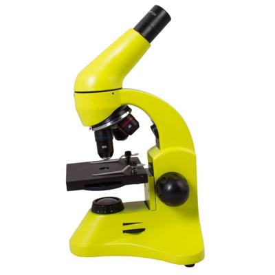 China NK-T15B 40x-640x Cyan Colored LED Students Monocular Biological Microscope with Coarse Setting NK-T15B for sale