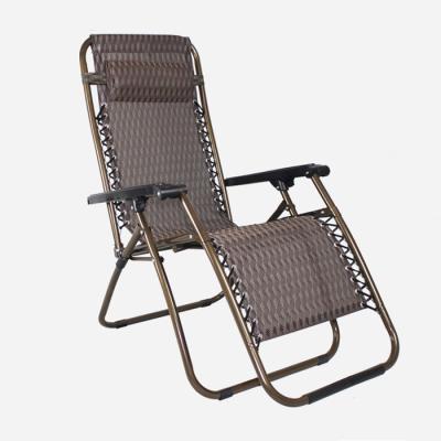 China Water Proof Office Folding Chairs With Leg Rest Folding Rest Chair With Pillow for sale