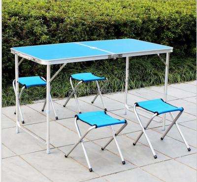 China Traditional Easy Grip Barbecue Table Foldable Table And Chairs Garden Sets for sale