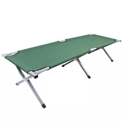 China Lightweight Double Cradle Folding Military Folding Camping Bed for sale