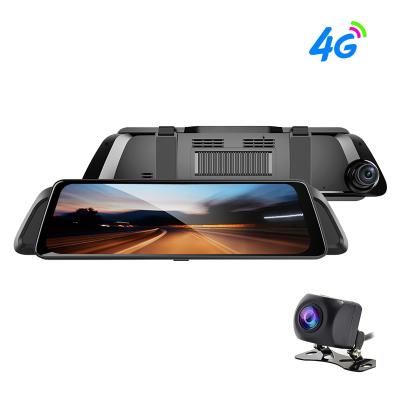 China Wisarbor 4G NIGHT VISION Mirror Dash Cam 1080P Dual Lens 9.66 Inch Car Black Box GPS Navigation Car DVR Camera for sale