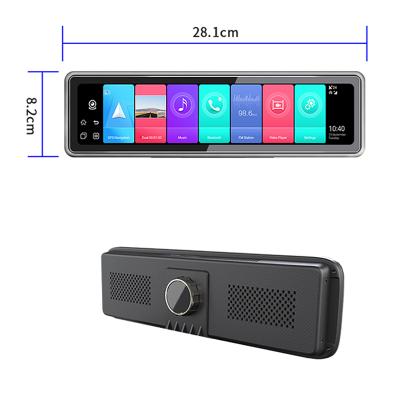 China NIGHT VISION HD 1080P Touch 11.26 Inch Screen Rear View Mirror DVR 4 Camera 360 Degree Panoramic Image 4G Body Dash Cam for sale