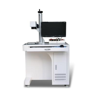 China Laser Marking Desktop Fiber Laser Marking Machine with EZCAD Control for Most Metal and Many Nonmetal Materials for sale