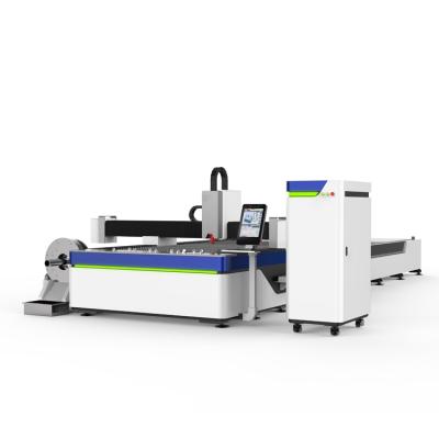 China Laser CUTTING Single Tabletop Metal Sheet And Tube Fiber Laser Cutting Machine for sale