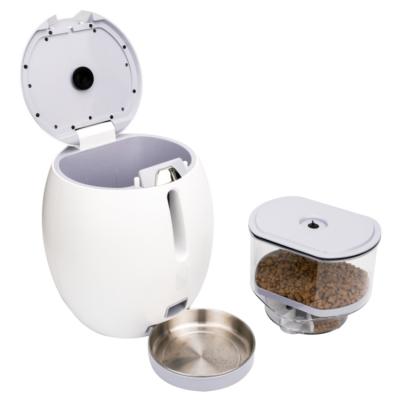 China Automatic Vacuum Stainless Steel PET Automatic Feeder Feeder For Cat Dog Feeding Popular At Store/Amazon/PET Shop/PET Walmart for sale