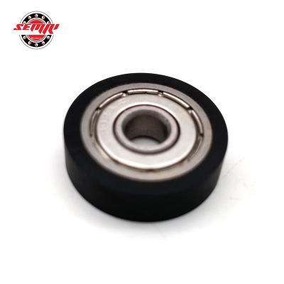 China Heavy Duty Big Loading Capacity SEMRI PU Urethane Cast Wheel Bearings 628 for sale