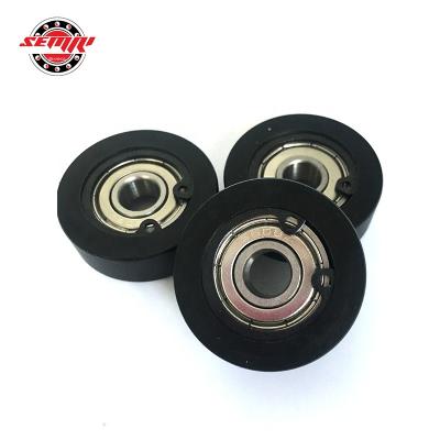 China Large Loading Capacity SEMRI Stainless Steel Rubber Urethane Covered Ball Bearings SS605ZZ for sale