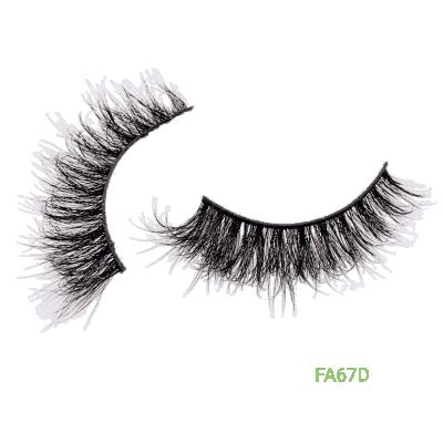 China New Style 6d Faux Mink Eyelashes Lashes Fluffy Curly Russian Curly Faux Mink Curly Lashes FA67D for sale