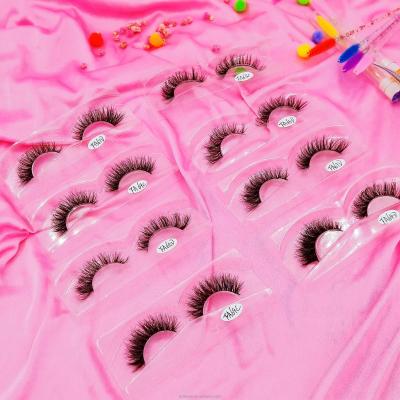 China 6d 15mm Fluffy Curly Mink Lashes Fluffy Curly Mink Lashes Fluffy Curly Strip False Mink Eyelashes Style Russian Curly Lashes for sale