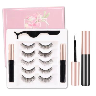 China Custom wholesale 3d eyelash box magnetic eyelash package thick wick magnetic empty paper magnetic eyelashes for sale