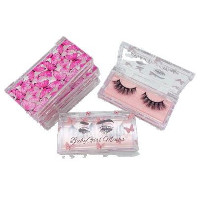 China Thick 3D False Eyelashes Mink And Silk Eyelash Custom Wholesale Packaging for sale