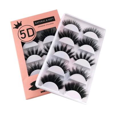 China 3D Thick Mink Lashes 100% Real Mink Fur False Eyelashes Handicraft 25mm Mink Eyelashes for sale