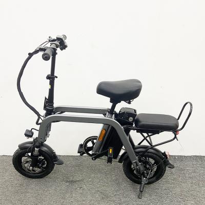 China China Supplier OEM High Carbon Steel 12 Inch Wheel Tire 48V 12AH 350W Mini Folding Bicycle Ebike Electric Bike for sale