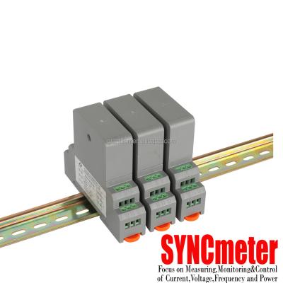 China 3-wire AC Voltage Transducer Voltage Sensor Measurement 3-Wire Transmitter input from 0-5V AC 0-500V DC or 4-20mA output. for sale