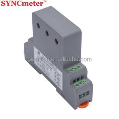 China AC Current Measuring Transducer Three Phase Current Current Sensor AC Current Transmitter With 3 Element 0-30A AC Output 4-20mA DC for sale