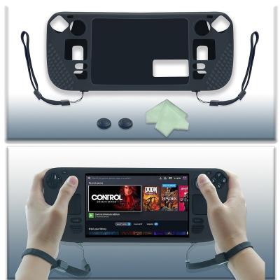 China Hot Selling Steam Rig Game Controller Game Console Case with Holder Touchpad Button Joystick Cover Device Glass Cloth For Steam Rig for sale