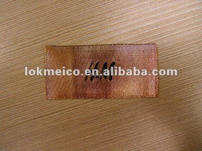 China Sustainable High Quality Fashionable Woven Main Label - Gold Metallic Thread for sale