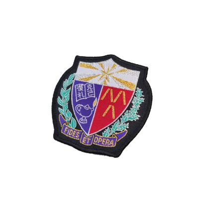 China cheap price 3D custom college recycle label felt material patches for sale