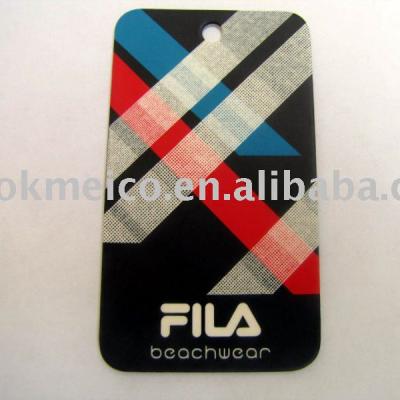 China Lamination Laminated Jewelry Design Hang Tags Tag for sale