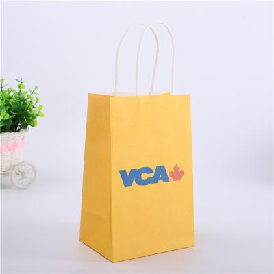 China Custom Recyclable Wholesale Custom High Quality White Logo Paper Sack Cheaper Paper Bags for sale