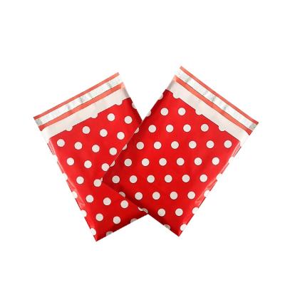 China Waterproof / Eco-Friendly / Non-Toxic / High Tensile Christmas Bags Lovely Red Mailing Bags Custom Printed Mailing Bags Poly Mailers Clothing Bags for sale