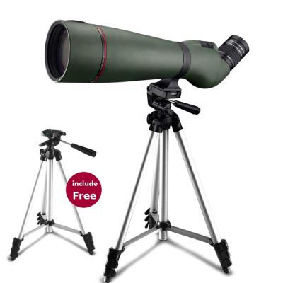 China Civil Outdoor Telescope 20-60x60 20-60x80 Birding Sky Spotting Scope Telescope ED Spot Scope for sale