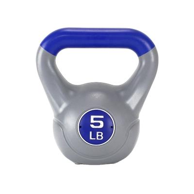 China Universal Power Training Sand Kettlebell Plastic Cement for sale