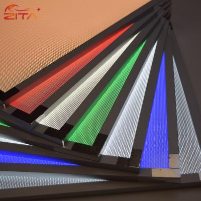 China High Lumens High Brightness A2 Luxsheet LED Light Guide Plate LGP Panel LGP Acrylic Light Sheet Energy Saving Acrylic Light Sheet for sale