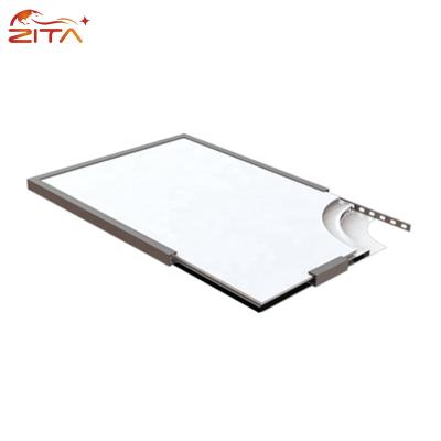 China A4 Size 6mm Acrylic Laser Dotted And 3D-V Engraving Acrylic PMMA Sheet Trail Edge Marking Board For Light Guide Plate for sale