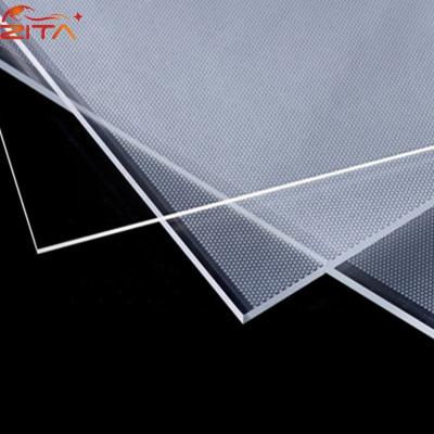 China Plastic Custom High Quality Laser Cutting PMMA Acrylic Sheet For Light Guide Plate for sale