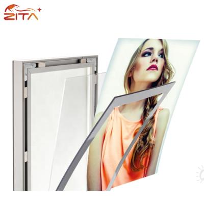 China High Lumens A4 Factory Directly LED Energy Saving Magnetic Poster Frame For Bright LED Light Box for sale