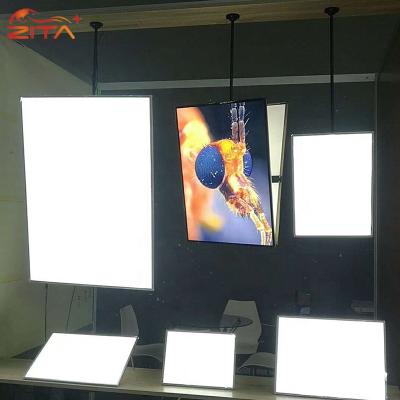 China 2mm tempered glass on table top cheap glass lightbox from factory directly good quality price LED for sale