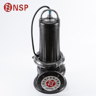 China Sewage Pump Spiral Cutting Sewage Pump Best Quality Sewage Cutting Pump Submersible Cutting Blade Household Sewage Pump for sale