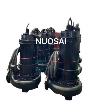 China Sewage Pump Factory Supply Submersible Sewage Pump With Stainless Steel Casing Impell For Dirty Water Large FlOW for sale