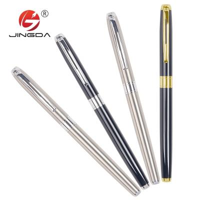 China Office& school ; promotional; high quality custom metal logo pen gift metal roller pen thin roller pen for sale