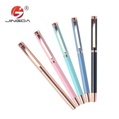 China office & High Quality School Pen Customized Roller Ball Pen School Office Supplies Metal Roller Pen for sale