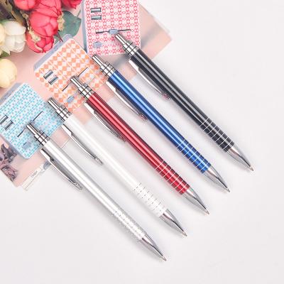 China Pen New Style Metal Ballpoint Pen Press Metal Promotional Pen With Logo Advertising Custom Pen for sale