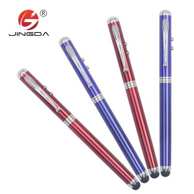 China Promotional Pen stylus touch pen with logo customized light for gift metal pen for school or office for sale