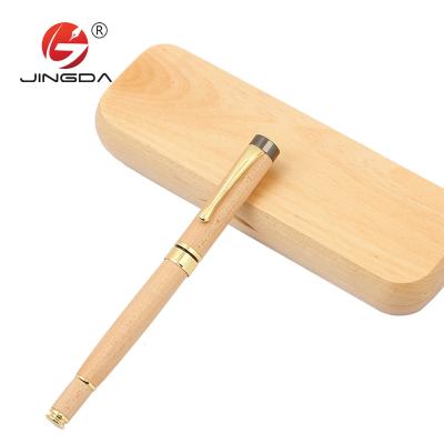 China office & School Promotional Pen Roller Wooden Pen Wooden Pen With Box Set Wooden Pen for sale