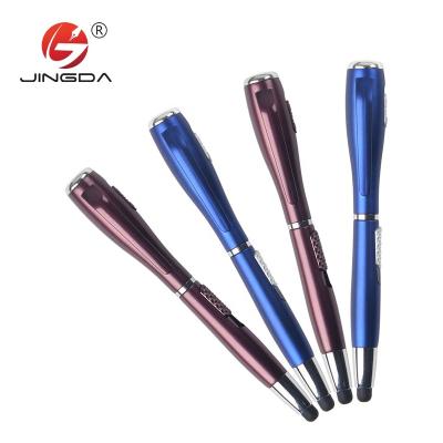 China office & School Pen Hot Selling Promotional Plastic Pen With Led Light for sale