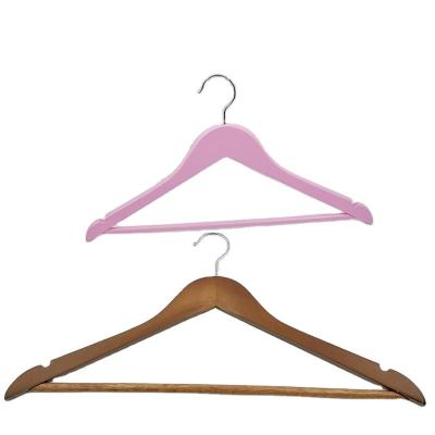 China Minimalist Wooden Hangers Coat Wardrobe Cabinet Storage Hanger For Clothes Cabinet Organizer Pants Dress Trouser Wooden Hanger Display for sale