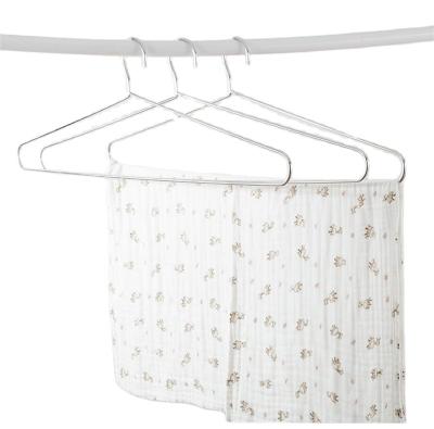 China Hot Sale 95CM 5mm Long Hanger Minimalist Outdoor Size Large For Beddings Stainless Steel Hanger Comforter Drying Rack Sheet Hanger for sale