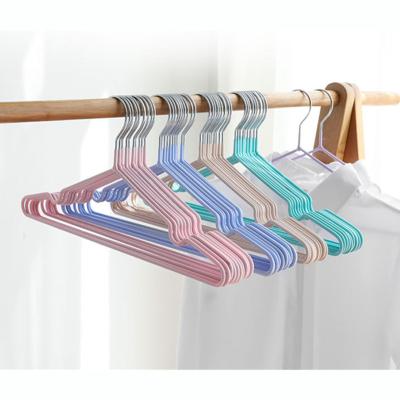 China Non-slip Kids Adult Hanger Clothes Drying Rack Anti-Slip Metal Shirt Hook Hangers Coat Hanger Clothes Accessories Rack for sale