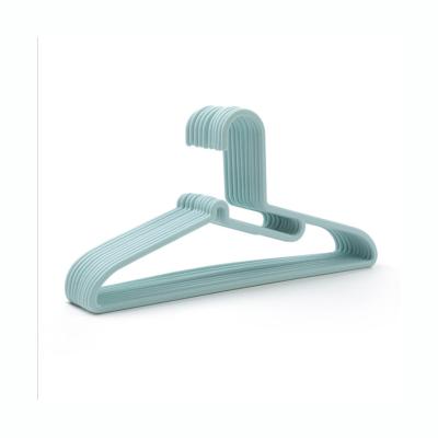 China Undeformed Minimalist Minimalist Collar Household Goods Hanger, Concise Style Laundry Plastic Hanger for sale