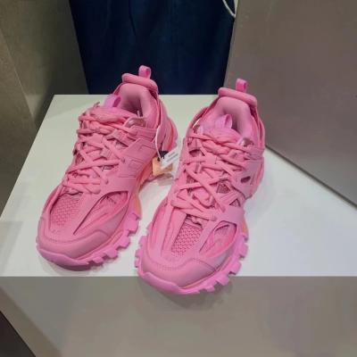 China 2022 fashion trend girl balanciaga brand pink sepatu original good quality fashion sneakers for men and women for sale