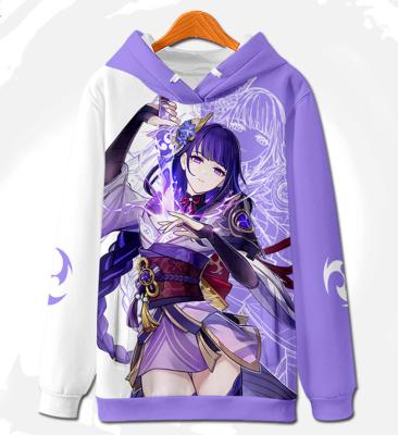 China Best Hoodies Anti-Shrink Cartoon Anime Printed Genshin Impact Full Sleeves Oversized Hoodies Men Women Unisex Hoodies&Sweatshirt for sale